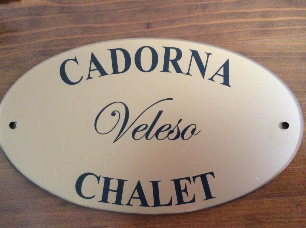 Cadorna Chalet Veleso Buitenkant foto